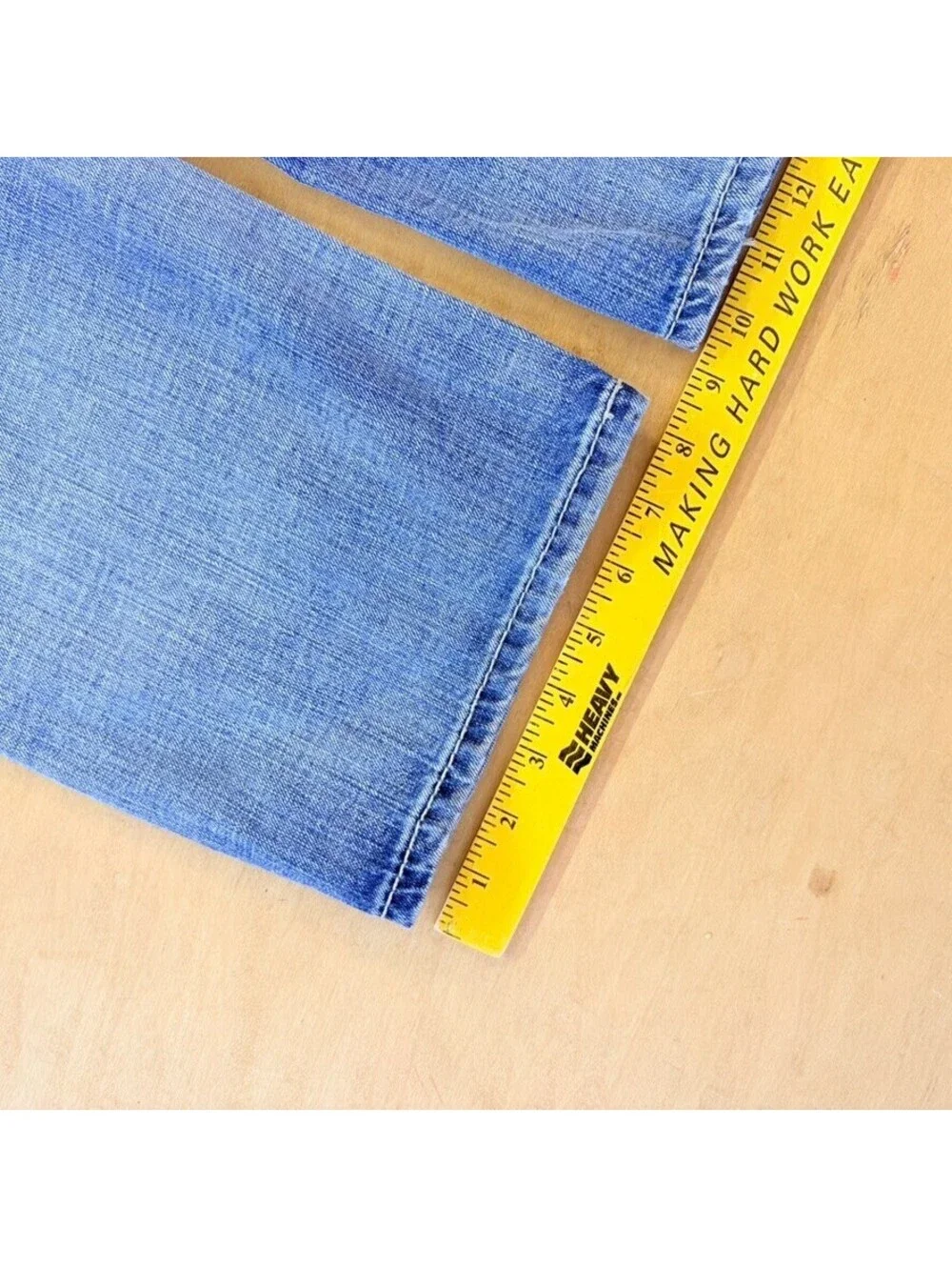 Y2K Axel Treadwell Relaxed Straight Jeans Light Wash Denim Grunge W34 L30